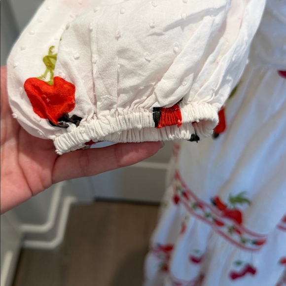 FARM Rio White Fruits Long Dress Size S - Picture 9 of 11